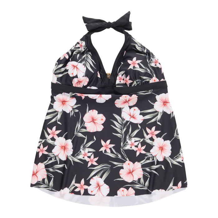 ACX Active Women's Printed Halter Tankini Top