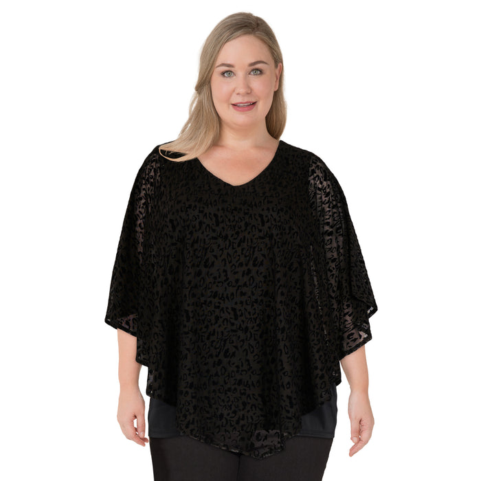 Haut en mousseline taille plus lily morgan pour femmes