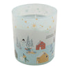 Bougie en pot de verre à motif de ski HomeStyles, 9,5 oz