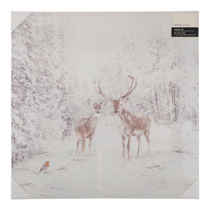 HomeStyles Winter Printed Canvas, 31-in x 31-in.