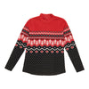 mySTYLE Women's Fair Isle Mock-Neck Sweater