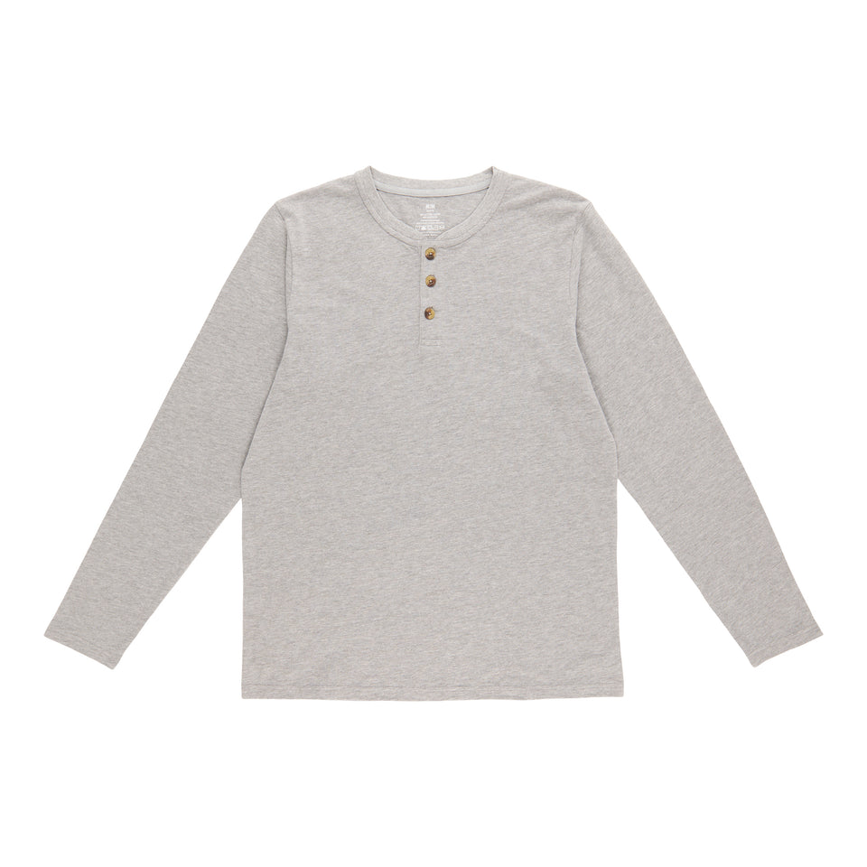 Men's Long Sleeve V-Neck Waffle Henley T-Shirt – Giant Tiger