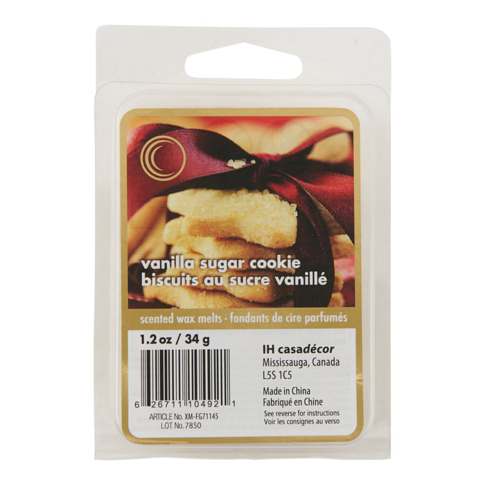 Holiday Wax Melts, Vanilla Sugar Cookie, 6 Piece