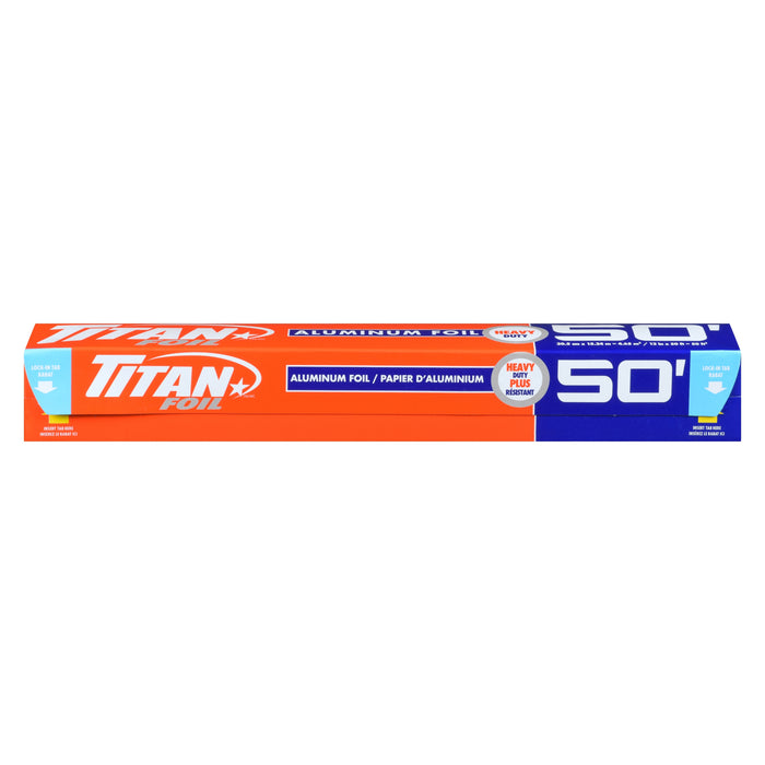 Titan Foil Aluminum Foil Heavy Duty, 12" x 6.0"