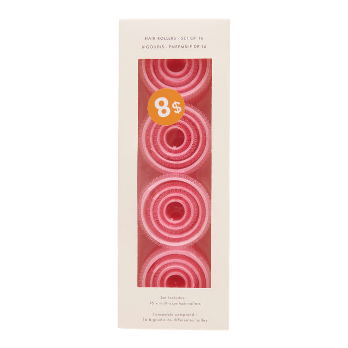 Hair Rollers, 16-Piece
