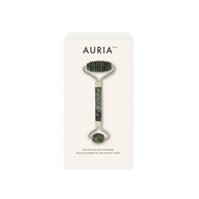Rouleau masseur en jade pour le visage Auria 