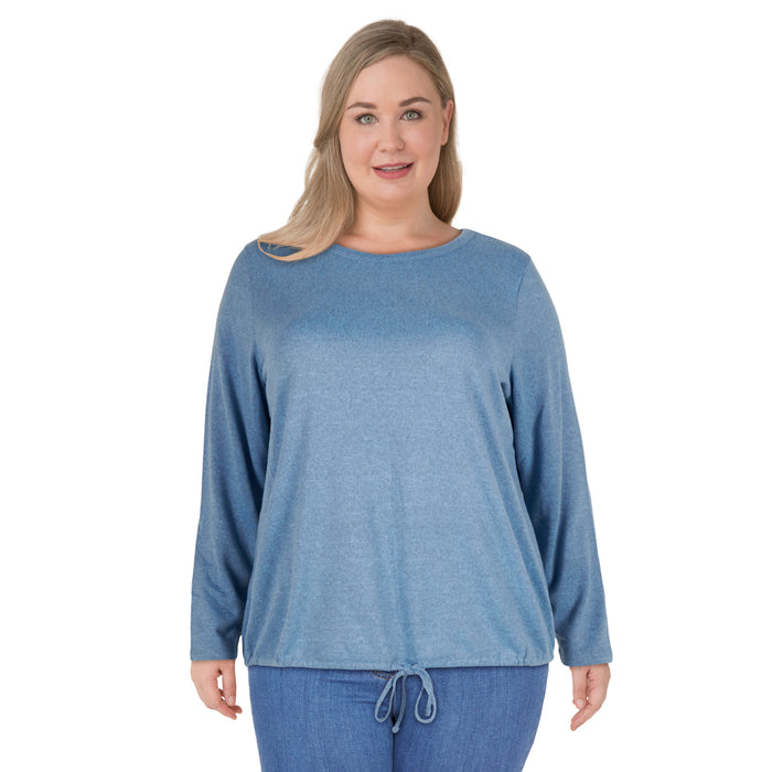 Women's Plus Drawstring Top