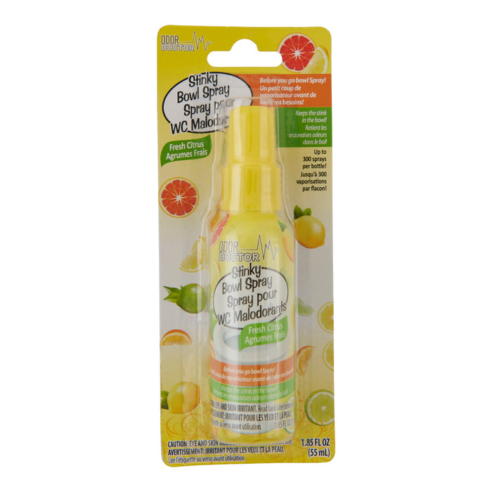 Désodorisant pour cuvette Odor Doctor Stinky Bowl Spray, agrumes frais, 55 ml