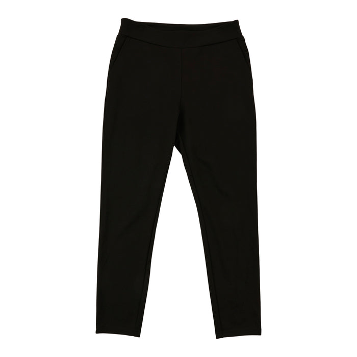 Pantalon parfait en point de Rome taille petite, lily morgan pour femmes, noir