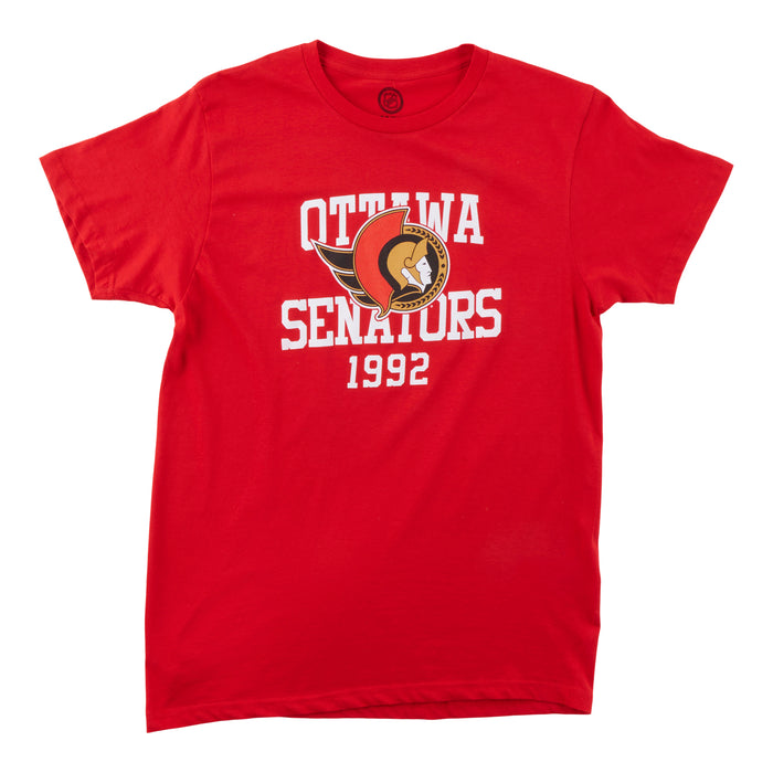 T-shirt à manches courtes de la LNH pour hommes, Sénateurs d'Ottawa