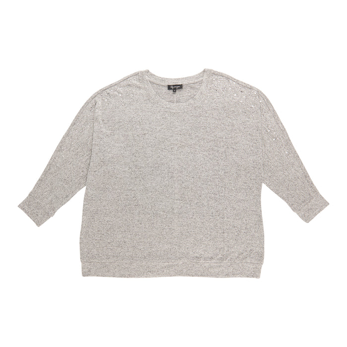 Haut en tricot taille plus lily morgan pour femmes