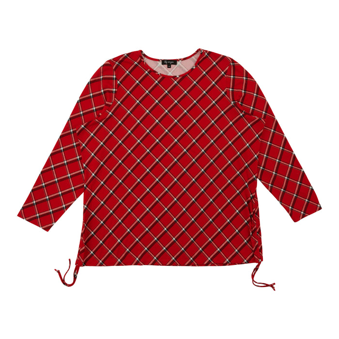 lily morgan Women's Plus Top with Side Ties