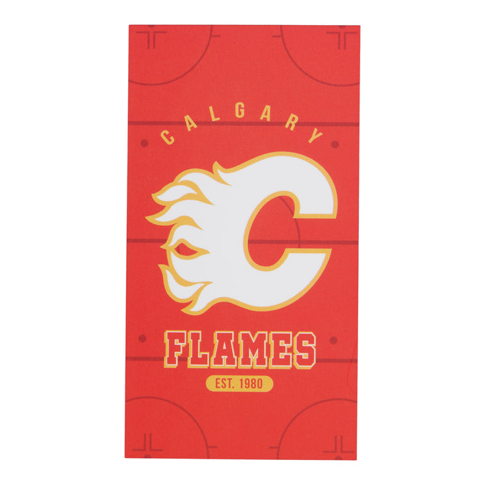 Serviette de bain/plage Flames de Calgary de la LNH, 30 po x 60 po