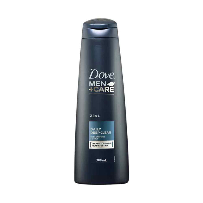 Dove Men+ Care 2-in-1 Shampoo & Conditioner, Daily Deep Clean, 250 ml