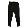 lily morgan Women's Solid Knit Scuba Pants with Zipper