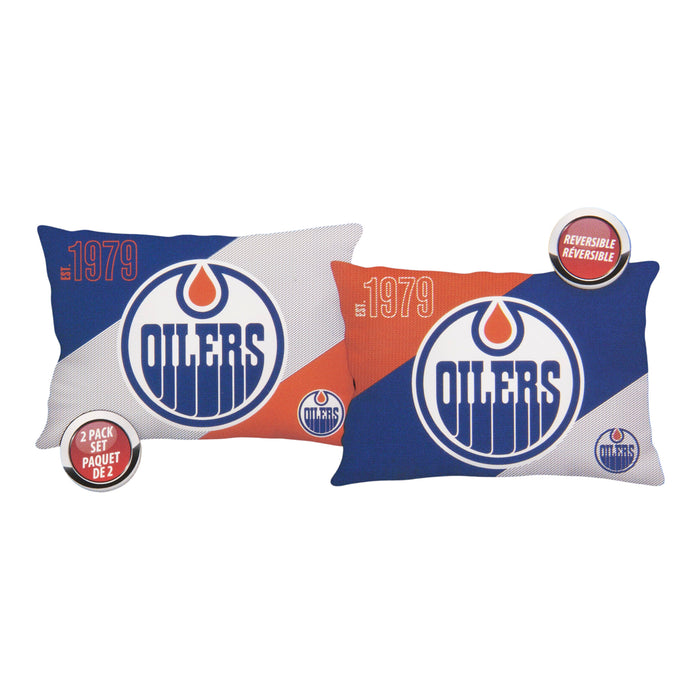 NHL Edmonton Oilers Pillowcases, 2 Pack