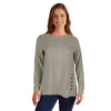 lily morgan Women's Top with Side Buttons