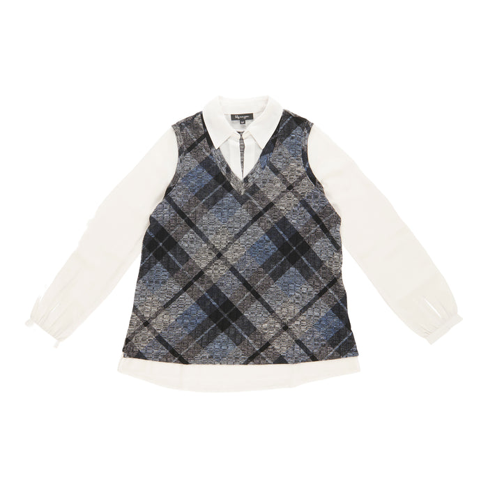 Veste à double couche lily morgan pour femmes