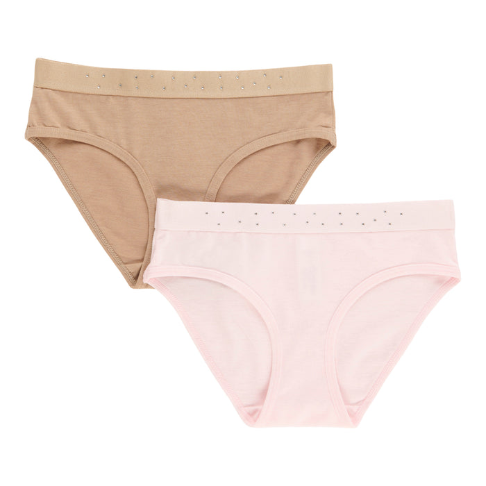 Girls' Rhinestone Bra, 2-Pack