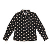 lily morgan Women's Long Sleeve Collared Blouse