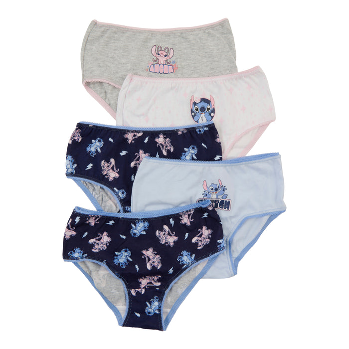 Toddler Girls' Licensed Lilo & Stitch Boxed Underwear, 5-Pack