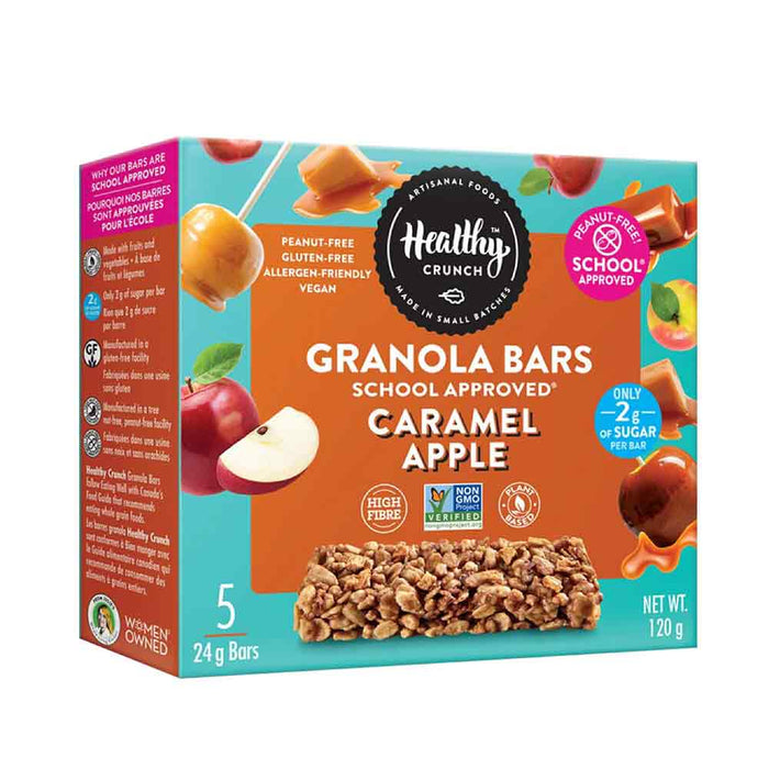 Healthy Crunch Barres Granola Pomme Caramel, emb. de 5, 24 g