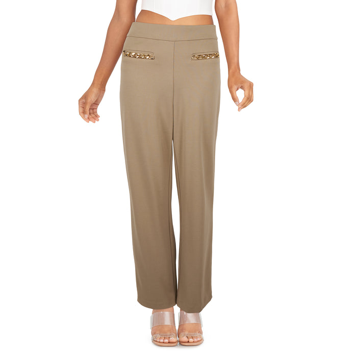 Pantalon avec poche et chaîne, lily morgan pour femmes