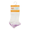 MONKEY BARS Girls' Low Quarter Crew Socks, 3-Pack, Assorted