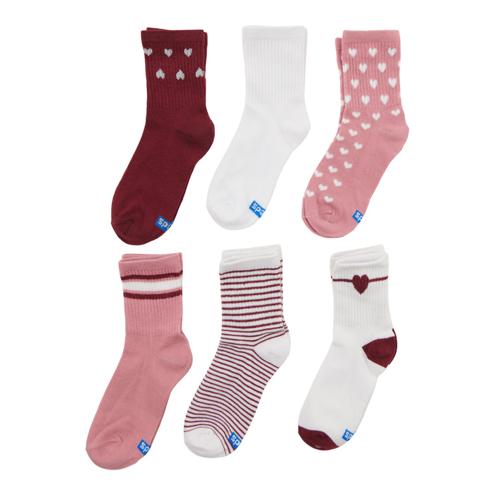 Chaussettes courtes côtelées Keds pour filles – emb. de 6