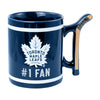 Tasse avec poignée en forme de bâton de hockey de la LNH, Maple Leafs de Toronto, 10 oz 