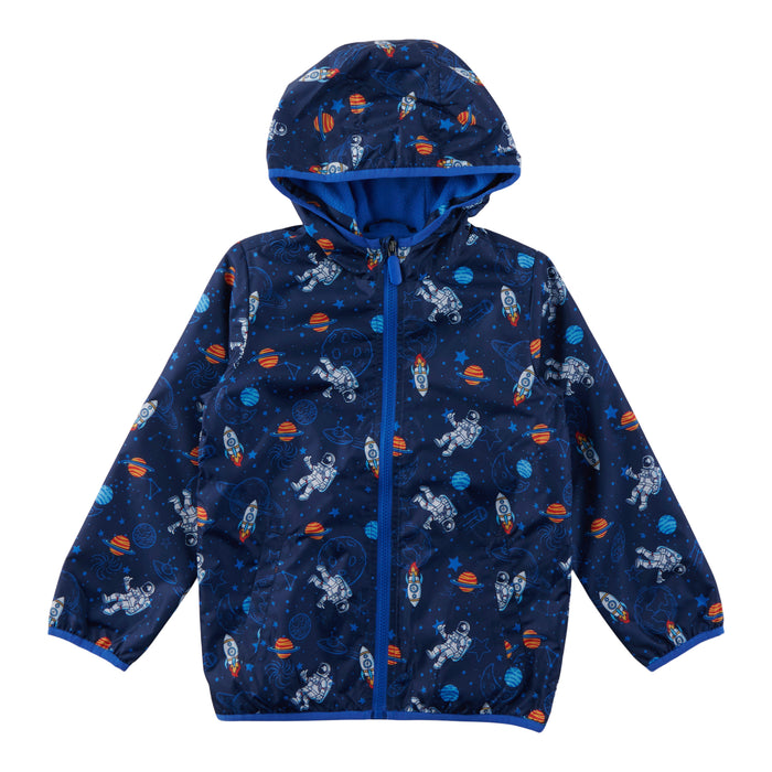 MONKEY BARS Toddler Boys' Hooded Polar Splash Jacket
