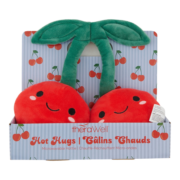 Coussin chauffant Hot Hugs Hottie theraWell, cerises