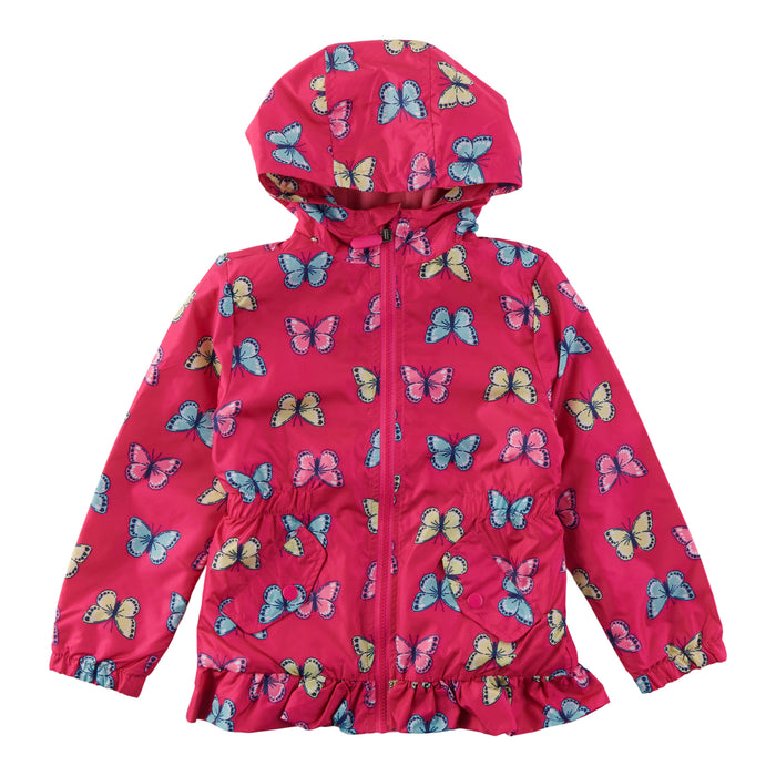 MONKEY BARS Toddler Girls' Hooded Polar Splash Jacket