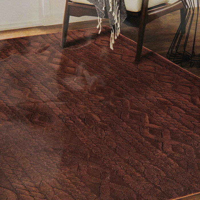 Tapis décoratif torsadé, 3 pi x 4 pi