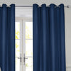 Chevron Jacquard Room Darkening Curtain with Grommets, 54-in x 84-in.