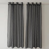 HomeStyles Embroidered Curtain with Grommets, 52-in x 84-in.