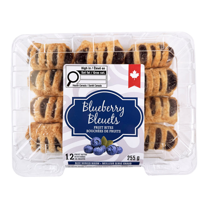 Bouchées aux bleuets, emb. de 12