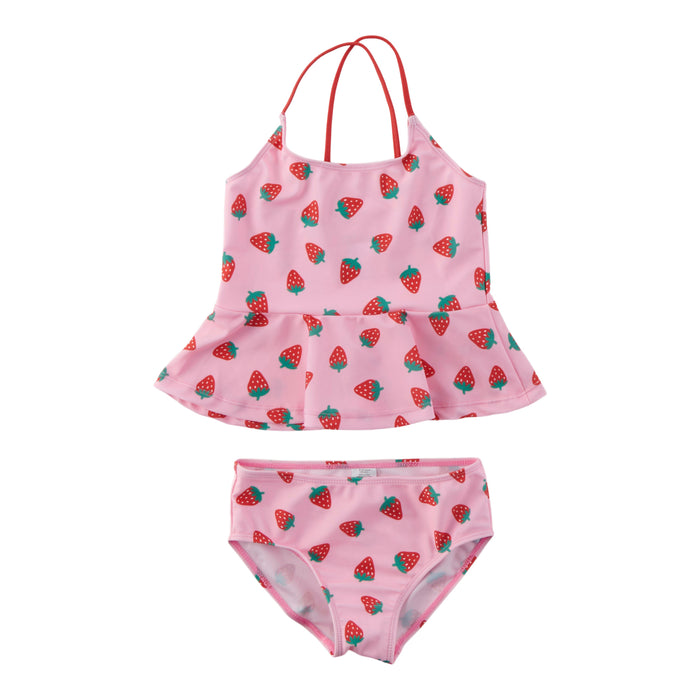 Toddler Girls' Printed Tankini Swimsuit, 2-Piece