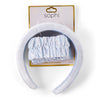 Ensemble bandeau et bracelets en velours pour le spa, 3 pièces