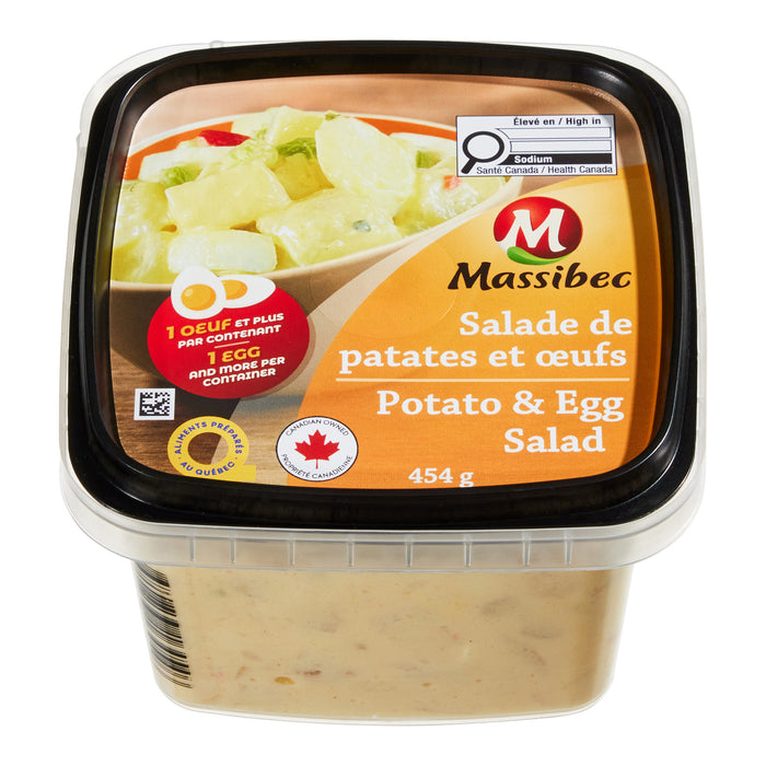Salade de patates et œufs Massibec, 454 g
