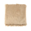 Faux Fur Chair Pad with Ties, 15-in x 15-in.