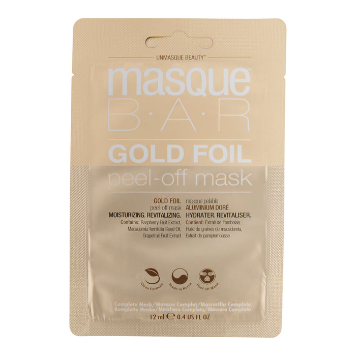 masque B.A.R Gold Foil Peel Off Mask