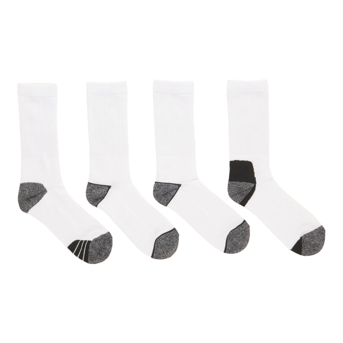 Excersox Men's Crew Socks, 4-Pack