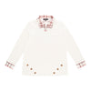 Classic Editions Women's Plaid Collared Sweater