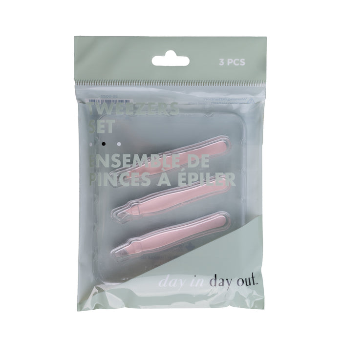 Day In Day Out Tweezers Set, 3-Pack