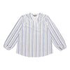 Classic Editions Women's 3/4 Sleeve Striped Top