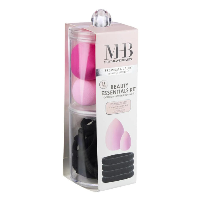 Trousse de soins essentiels de beauté MHB, emb. de 19