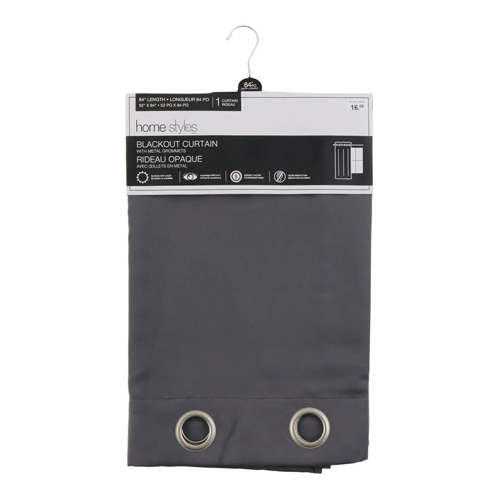 Rideau opaque avec œillets HomeStyles, 52 po x 84 po