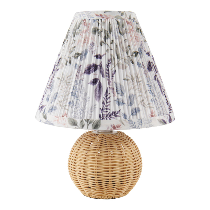 HomeStyles Rattan Table Lamp, 9-in x 12-in.