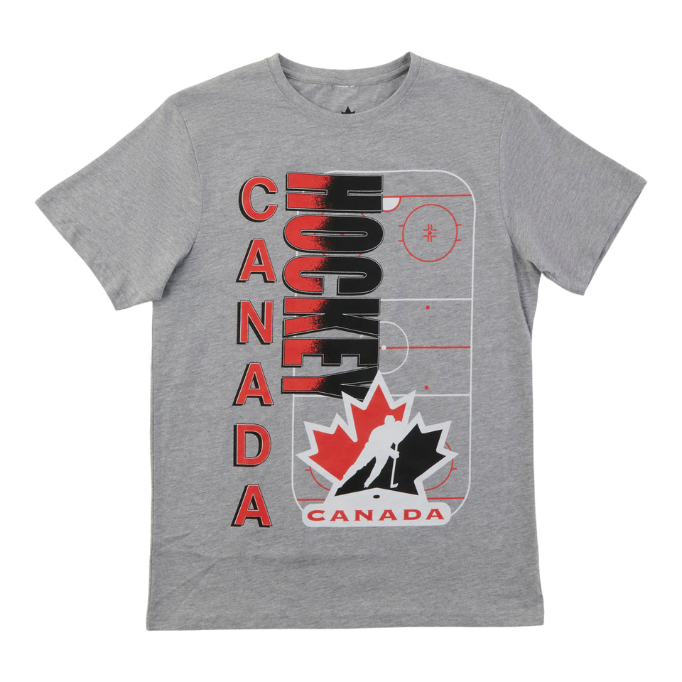 Gris HOMME T-Shirt Oversize Imprimé Col Rond Manches Courtes 3112485